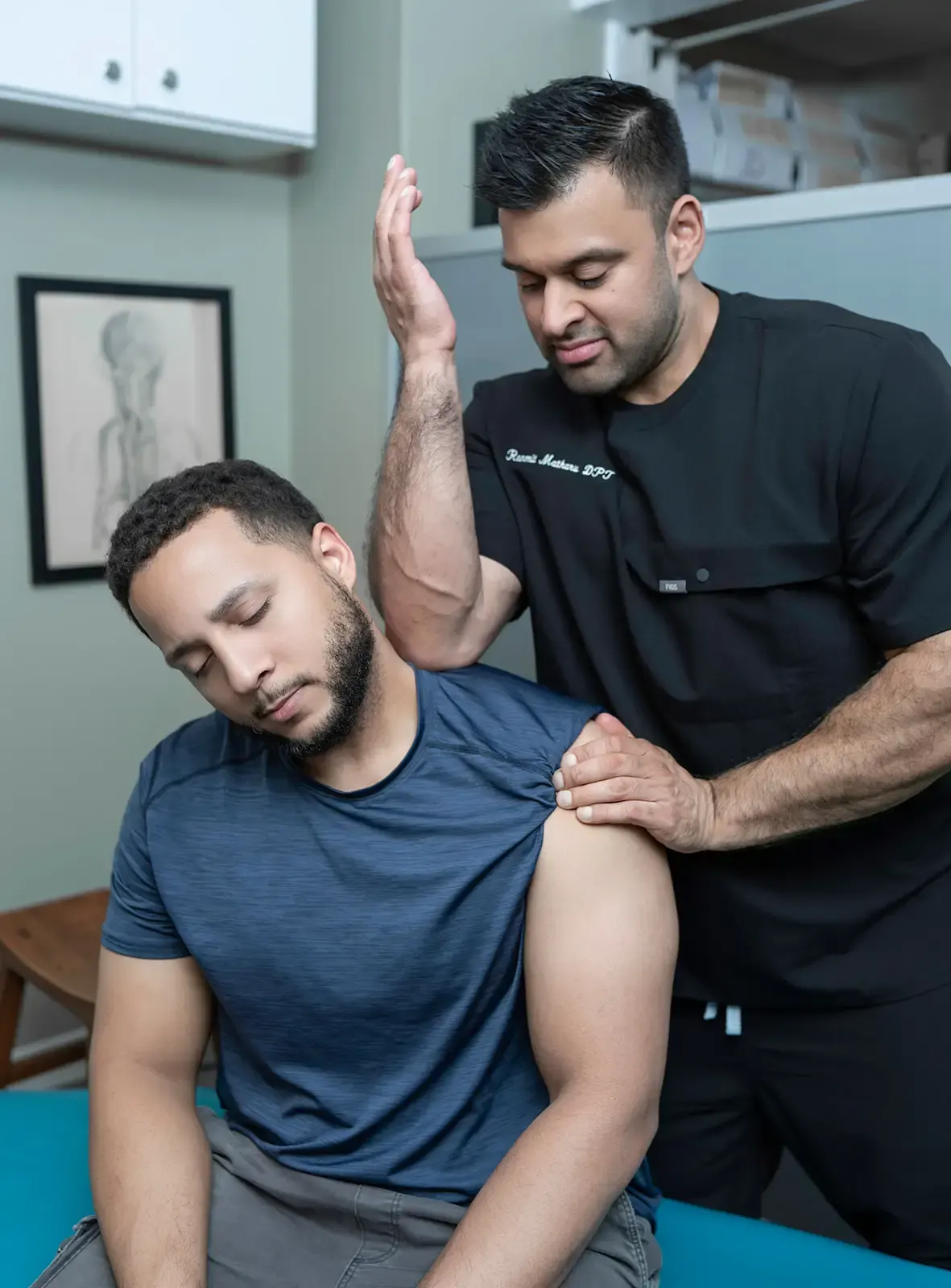 Physical therapy session at Acupuncture In NYC